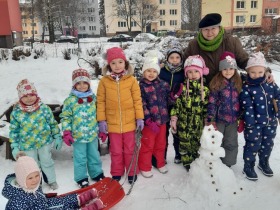 Třída Ježci- zimní soutěže a radovánky